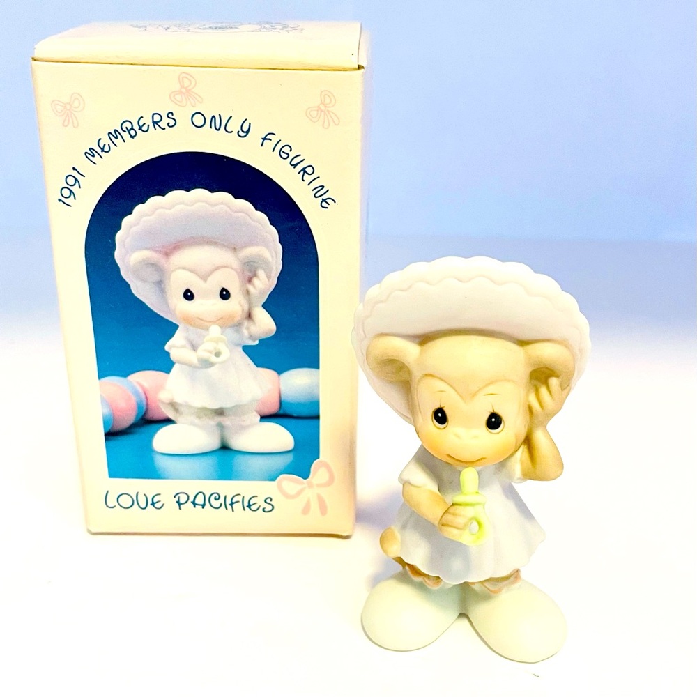 Precious Moments Figurine Love Pacifies Baby Monkey Figure